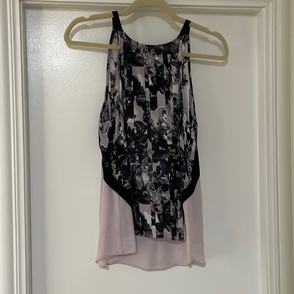 Parker light purple & black tank